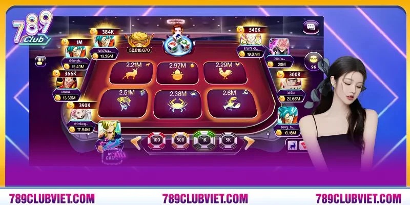 Giá trị nổi bật của game bầu cua big5 789Club.