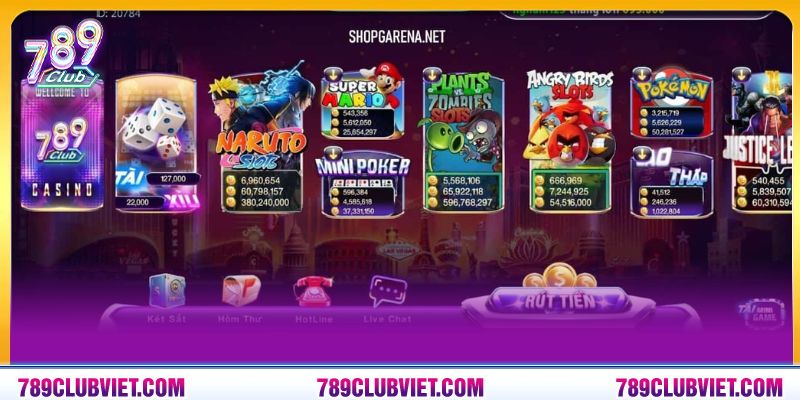 Kho game 789Club phong phú, hấp dẫn và đẹp mắt