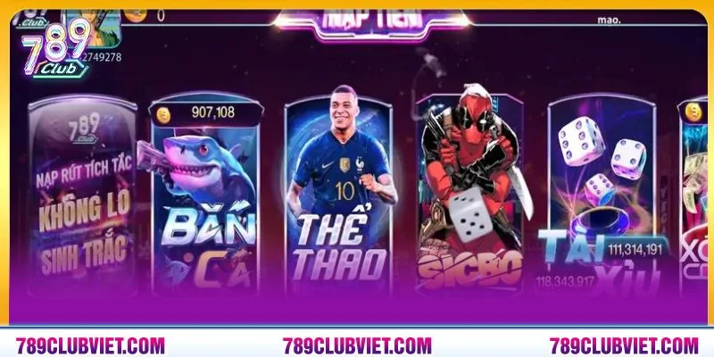 Thể Thao 789Club: Sảnh Cá Độ Với Tỷ Lệ Kèo Cực Đậm 2 Sảnh thể thao 789Club mang đến cho người chơi trải nghiệm cược đẳng cấp.
